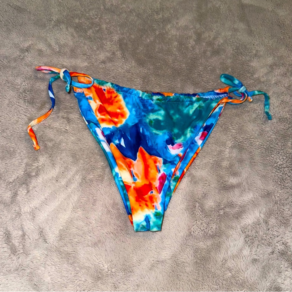 Colorful Tie-Dye Bikini Bottom